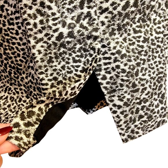 Banana Republic Womens Leopard-Print Sleeveless Sheath Dress Size 10 - Picture 3 of 11